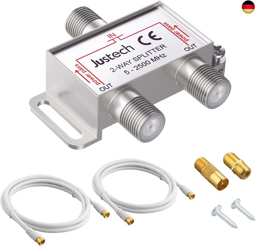 Justech sat verteiler fach - justech, 2-fach