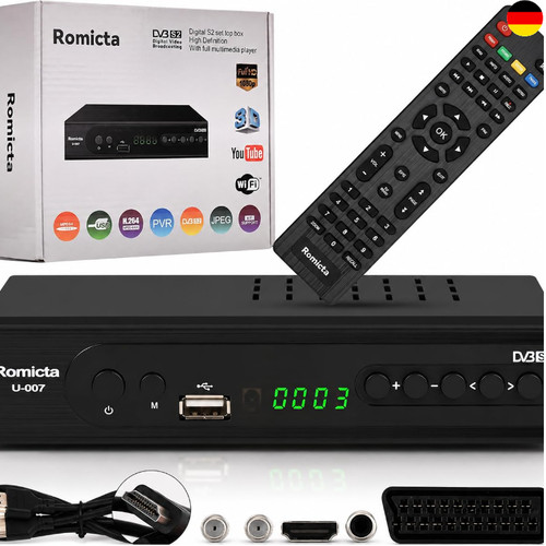 Receiver für satelliten - hd,