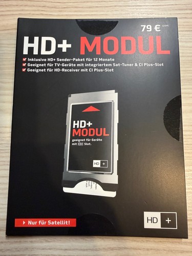 Modul für satelliten tv - hd+, satelliten-tv