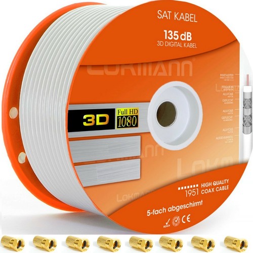 135db sat kabel - 135db, koaxialkabel