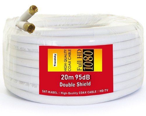 Premium 20m sat kabel - sat, 95db